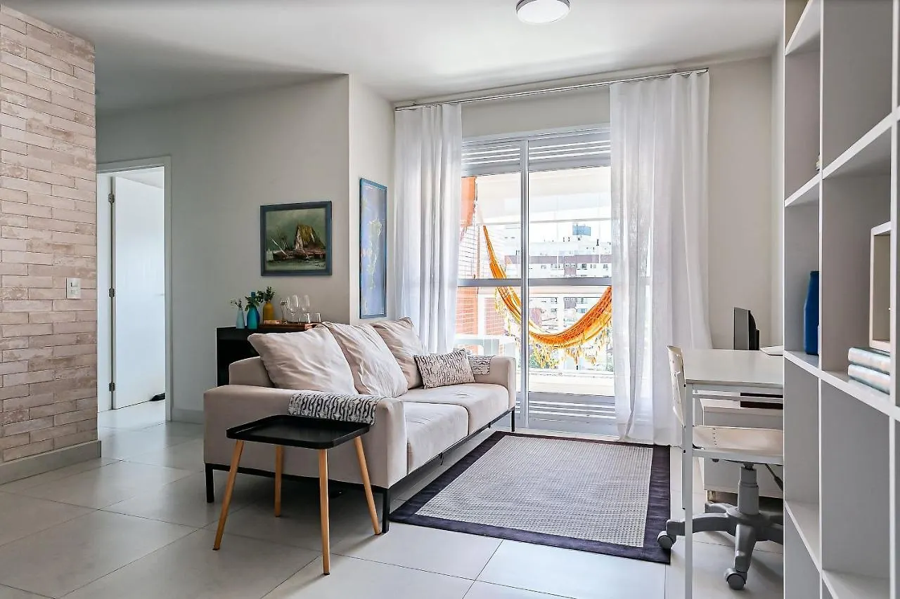Apartmán Wi-Fi 100Mb | Vista Parcial Do Mar #Ca32 Florianópolis Brazílie