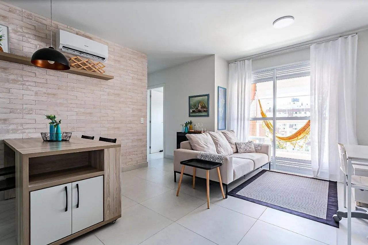 Apartmán Wi-Fi 100Mb | Vista Parcial Do Mar #Ca32 Florianópolis