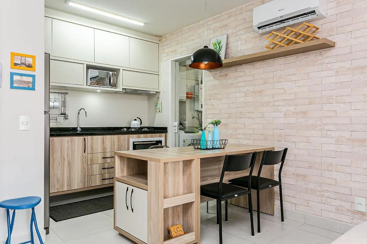 Apartmán Wi-Fi 100Mb | Vista Parcial Do Mar #Ca32 Florianópolis