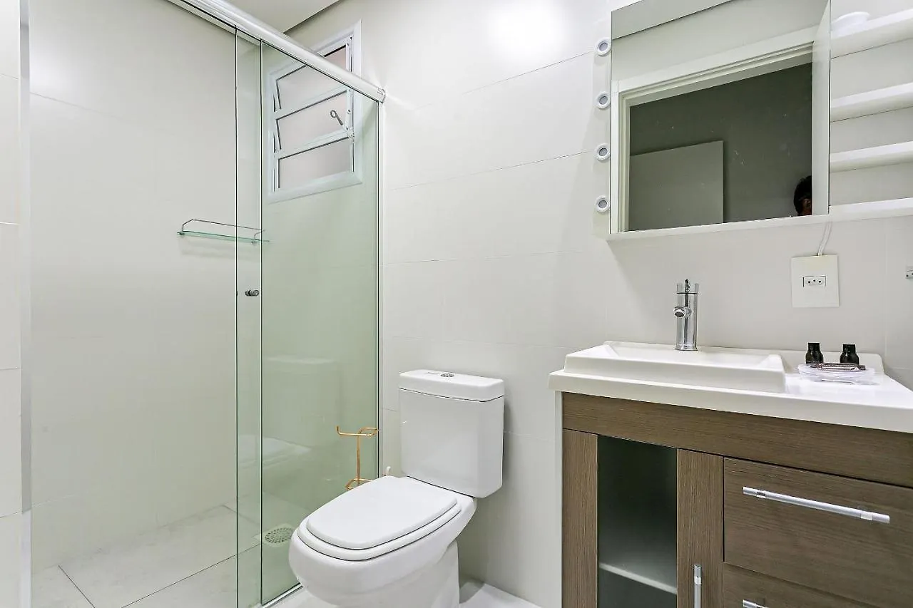 Appartement Wi-Fi 100Mb | Vista Parcial Do Mar #Ca32 à Florianópolis Brésil